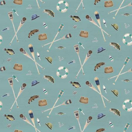 Wake at the Lake - Icons Teal