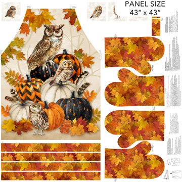 Night Owl - Apron Panel (Canvas) (43" Panel)