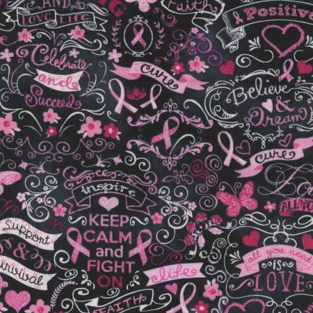 Black Pink Ribbon