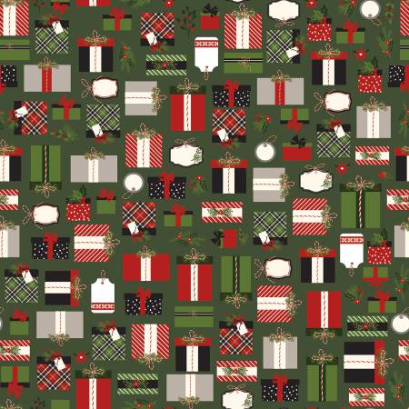 Christmas Delivery Presents Green