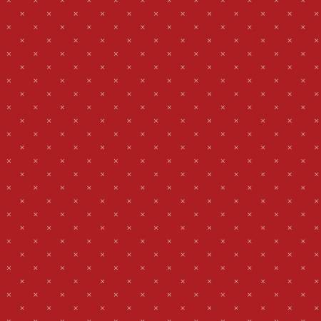 Bee Cross Stitch In Color Barnred