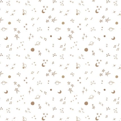Sweet Lullaby - Starry Night White