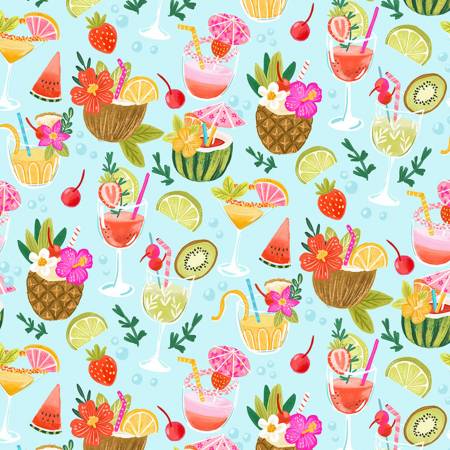 Forever Summer - Aqua Tropical Cocktail Drinks
