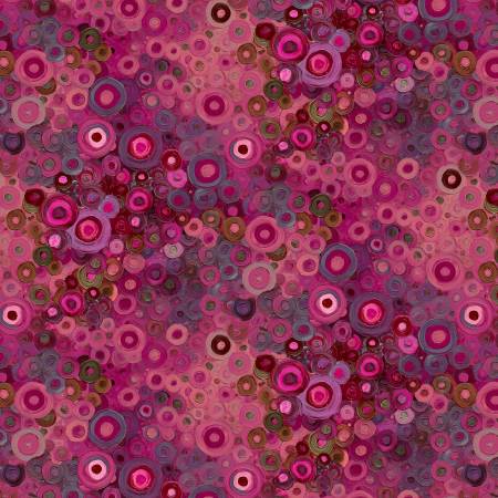 Calico Cat - Pomegranate Painted Circle Geo