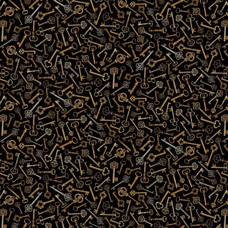 Down the Rabbit Hole - Black Vintage Keys