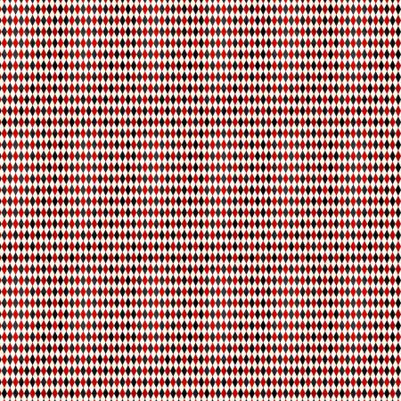 Down the Rabbit Hole - Ecru Harlequin Patterns
