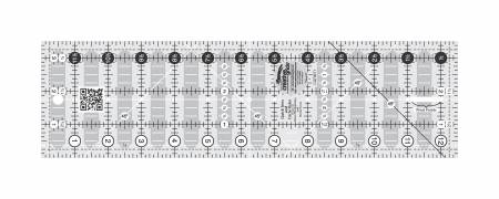 Creative Grids Quick Trim & Circle Ruler 3-1/2in X 12-1/2in Rectangle
