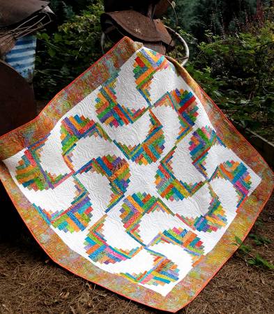 Cut Loose Press - Rainbow Swirls Quilt Pattern
