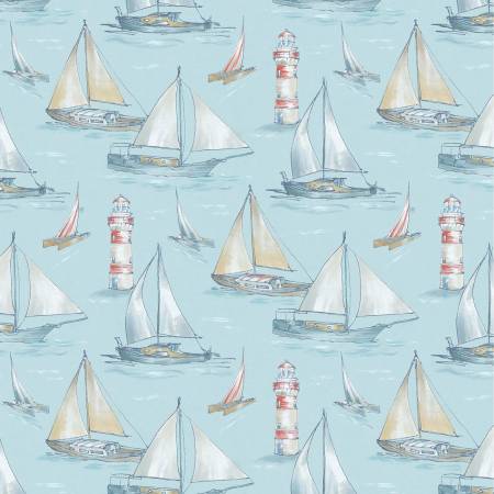 Coastal Living Blue Boating