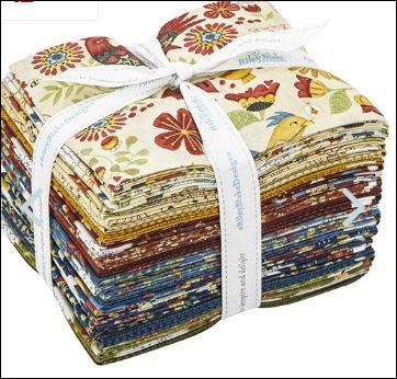 Stitchy Birds Fat Quarter Bundles, 23pcs