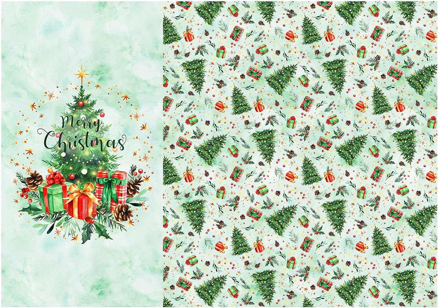 Celebrate the Seasons Dec Christmas Tree 43" x 63"
