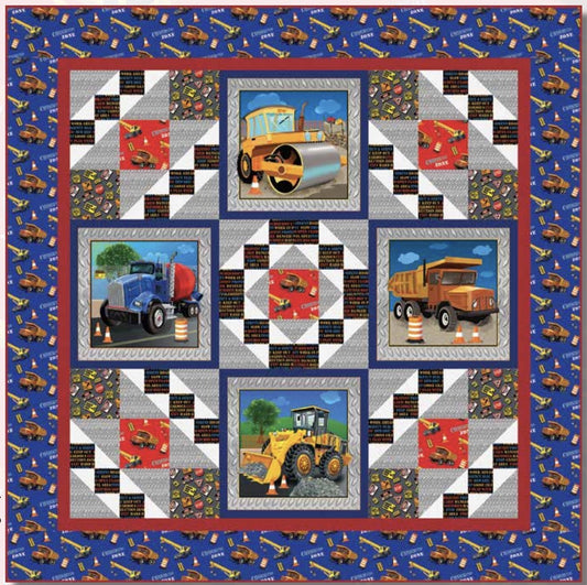 Construction Zone Quilt Kit