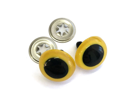 Toy Eyes Crystal - 21mm Yellow