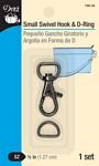 Small Swivel Hook & D-Ring - 1/2 inch