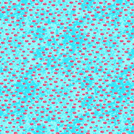 Marine Life - Turquoise  by Michael Miller