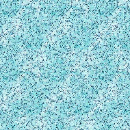 Aqua Sea Stars by Michael Miller