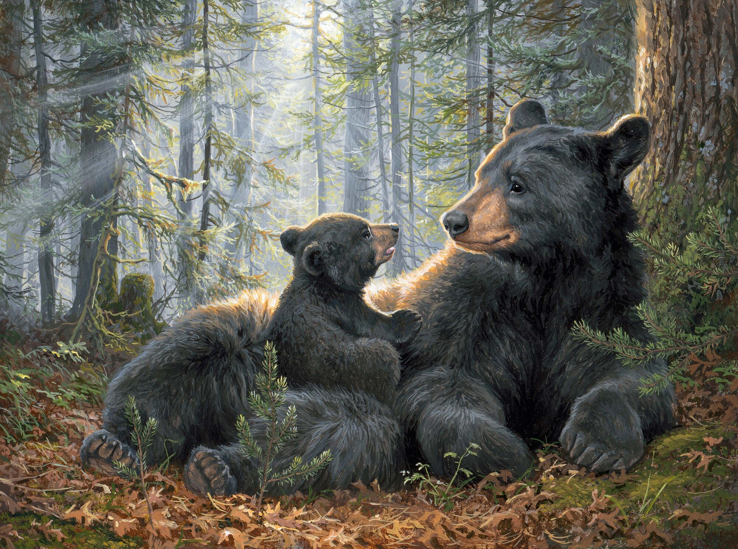 MAMA BEAR PANEL Cut by Northcott