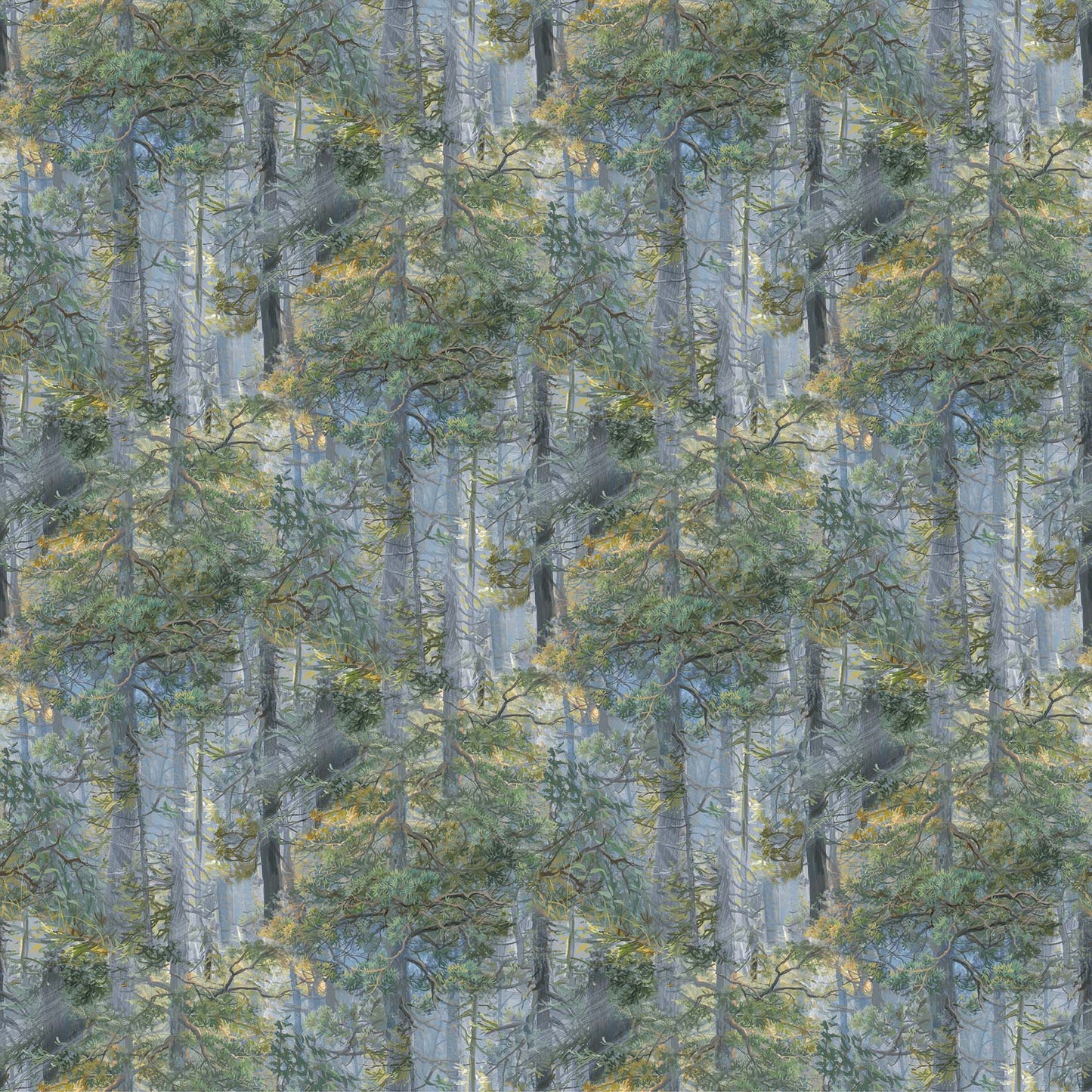 MAMA BEAR BLUE MULTI by Northcott