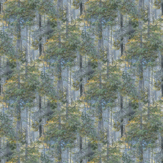MAMA BEAR BLUE MULTI by Northcott