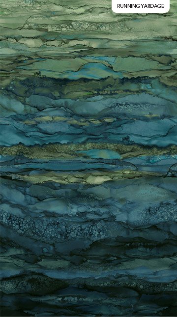 Bliss Ombre Blue Spruce - Wide Backing - B24345-77
