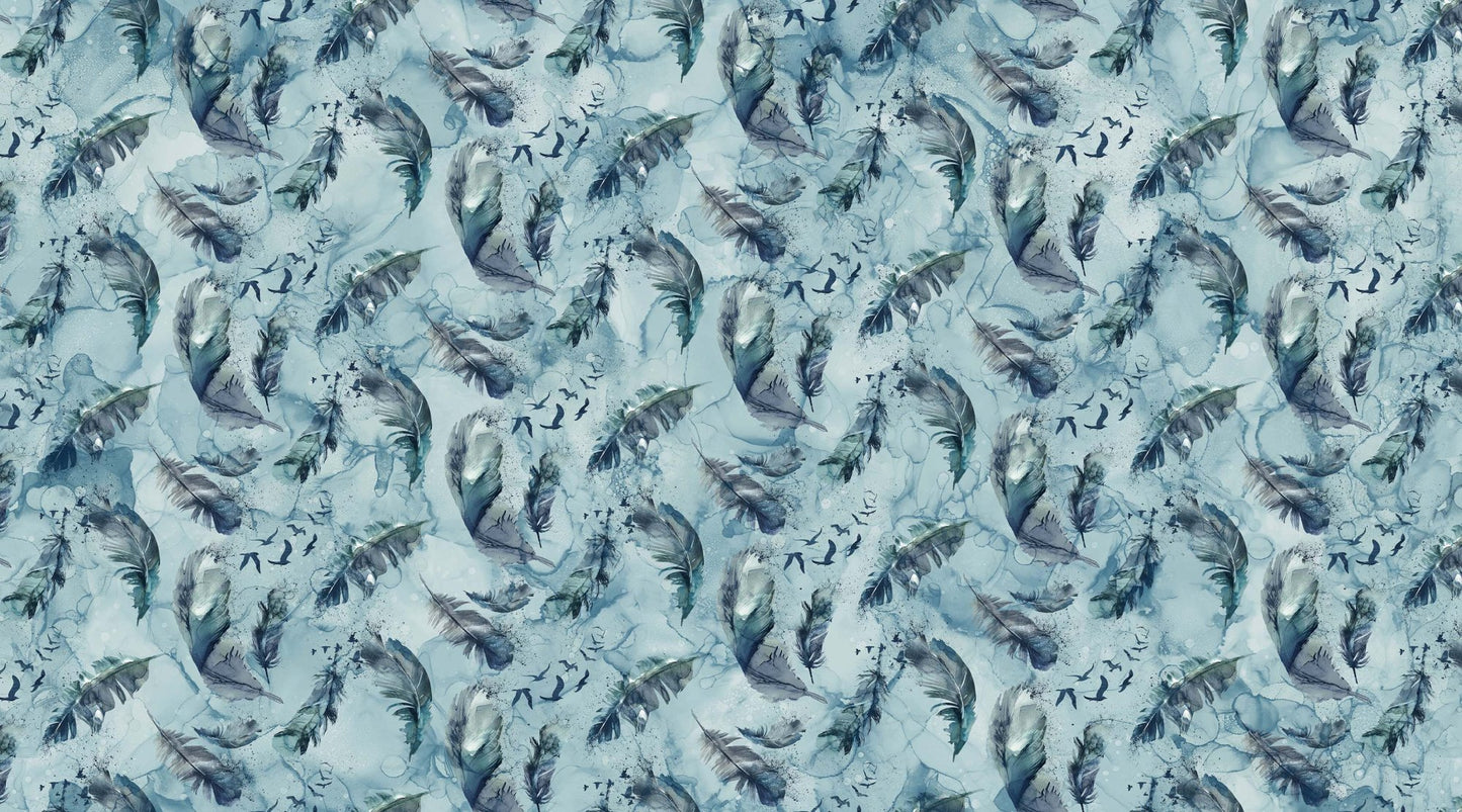 Soar - Moody Blues Dark Feathers DP24584-44