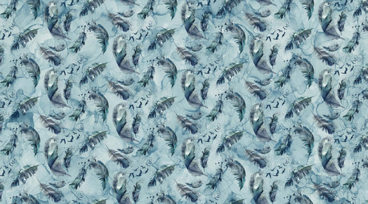 Soar - Moody Blues Dark Feathers DP24584-44