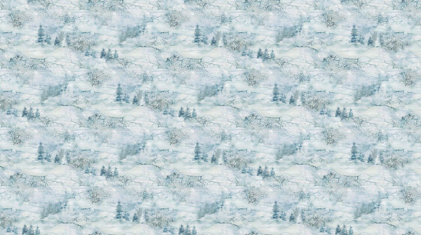 Soar - Moody Blues Lt Blue Trees DP24586-41