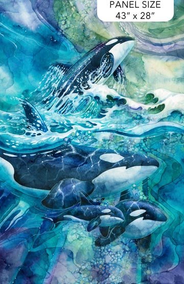 Whale Song Panel DP24980-44