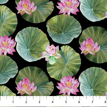 Water Lilies - Black Lily Pad 25059-99