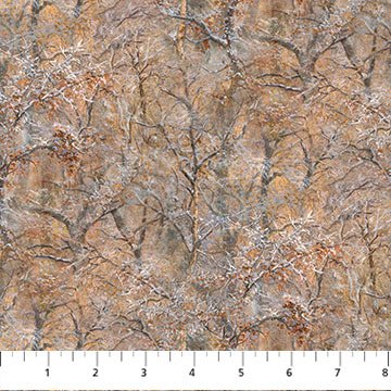 First Frost - Brown Multi Trees DP25382- 34