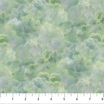 Moonlight Kisses - Light Green Clouds