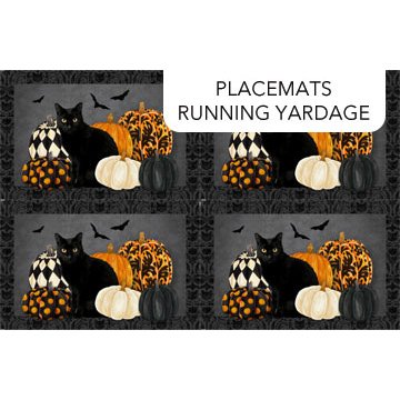 Hallow's Eve - Placemats (Black Multi) 28" x 44"