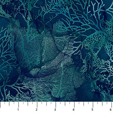 Sea Breeze - Coral (Dark Blue)