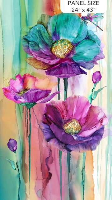 Dragonfly Dance - Multicolor Panel