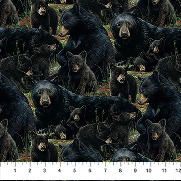 Bear's Den - Black Multi Packed Bears