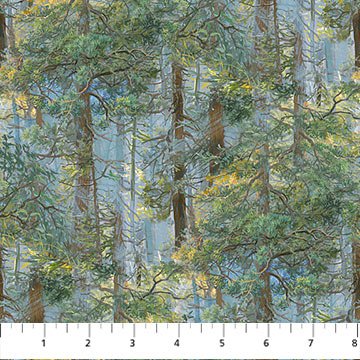 Bear's Den - Light Blue Multi Trees