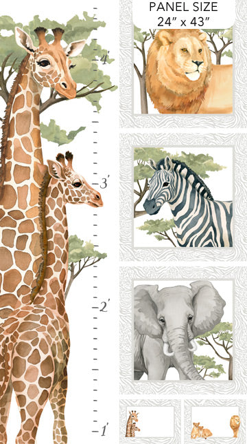 Wild One - Growth Chart White Multi
