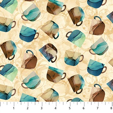Barista - Cups Ochre Multi