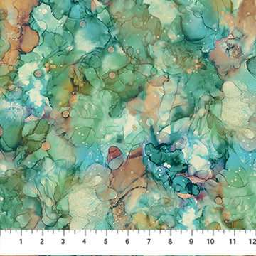 Autumn Breeze - Lg Texture Md Teal