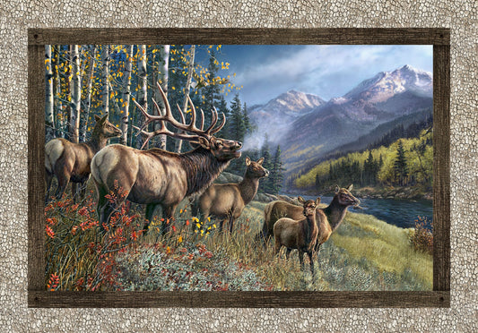 Timber Trial Naturescapes - Elk Panel