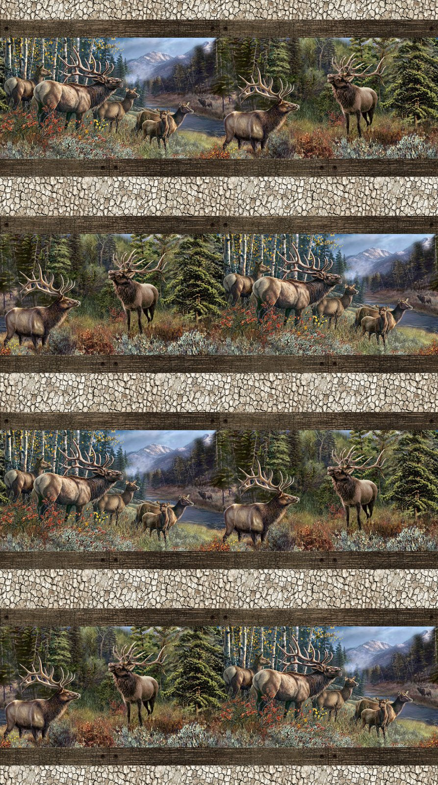 Timber Trial Naturescapes - elk border stripe