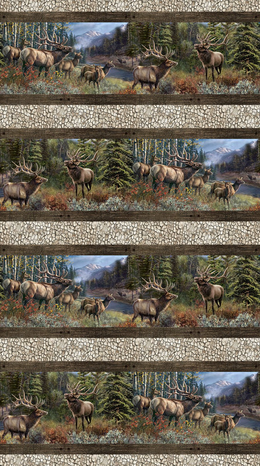 Timber Trial Naturescapes - elk border stripe