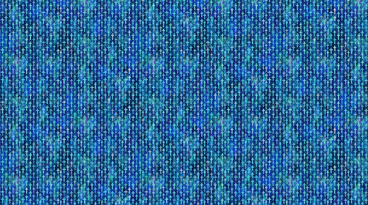 Risen - Multi Blue Small Cross