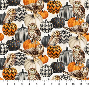 Night Owl - Owl & Pumpkin Cream Multi