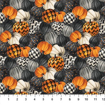 Night Owl - Packed Pumpkins Charcoal Multi