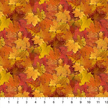 Night Owl - Leaves Orange Multi