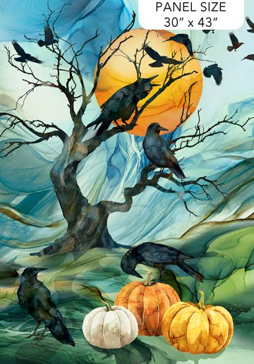 Raven's Call - Ravens Call Panel Teal Multi