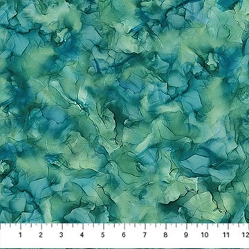 Raven's Call - Teal Texture Dark Teal