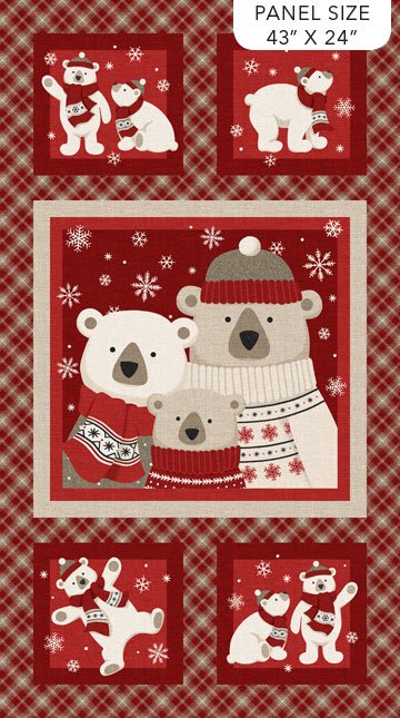 Warm & Cozy Flannel - Bear Panel F24680-26