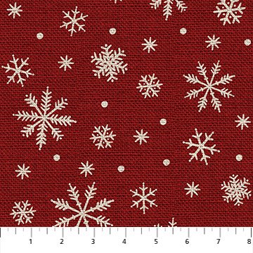 Warm & Cozy Flannel - Dark Red F24682-26